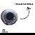 Manopla Bola Cambio Golf 1996 A 2006 Audi A3 1997 A 2000 Polo Classic 1999 a 2007 Preta - Imagem 17