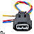 Chicote Conector Bobina Ignição Sentra Tiida 1.8 Livina 2.0 Fluence 2.0 16v - Imagem 6