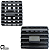 Difusor Kit 4 Saida Tela Grade Ar Vectra 1997 1998 1999 2000 2001 2002 2003 2004 2005 Grafite - Imagem 3