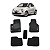 Tapete Fiat 500 2010 2011 2012 2013 2014 2015 2016 2017 Carpete Logo Bordado - Imagem 1