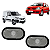 2 Lanterna Lateral Paralama Pisca Seta Cristal Clio Kangoo Master Moldura Preta - Imagem 1