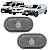 2 Lanterna Seta Pisca Lateral Kangoo Clio Master Moldura Cinza - Imagem 1