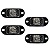 4 Lanternas Led Bivolt Cristal Lateral Caminhão Reboque Carretinha Baú 12V/24V - Imagem 1
