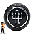 Manopla Bola De Cambio Gol G5 Saveiro Polo Fox Voyage 2008 2009 2010 2011 2012 2013 - Imagem 3