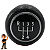Manopla Bola De Cambio Gol G5 Saveiro Polo Fox Voyage 2008 2009 2010 2011 2012 2013 - Imagem 9