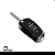 Chave Canivete Novo Modelo C3 C4 2013 2014 Com Suporte de Bateria 3 Botões - Imagem 2