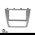 Moldura 2 Din Multimidia Dvd Mp5 Saveiro G6 Saveiro Robust G7 - Imagem 4