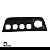 Moldura 2 Din Multimidia Dvd Mp5 Saveiro G6 Saveiro Robust G7 - Imagem 2