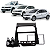 Moldura 2 Din Multimidia Dvd Mp5 Saveiro G6 Saveiro Robust G7 - Imagem 7