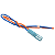 Conector Plug Lanterna De Seta Honda Titan 150 Fan 125 Fan 160 Titan 160 Cg Start 2015 a 2014 Azul - Imagem 1