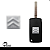 Chave Canivete Citroen C3 C4 Pallas Vtr Aircross Com Suporte 3 Botões - Imagem 6