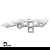 Suporte Guia Parachoque Dianteiro Gol G6 2013 2014 2015 2016 - Imagem 2