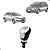 Manopla Bola Cambio Jac J3 J5 J6 2013 2014 2015 2016 - Imagem 1