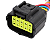 Chicote Conector Farol Principal Scania S5 10 Vias - Imagem 1