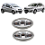 2 Lanterna Lateral Citroen C3 Berlingo Picasso Jumpy Jac Motors J2 J3 Peugeot 207 307 Com Soquete - Imagem 2