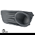 Par Moldura Grade Farol Milha Palio G3 2011 12 13 14 15 2016 Siena Economy - Imagem 2