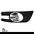 Grade Moldura Farol Milha Stilo 2008 2009 2010 2011 2012 Com Furo Aro Cromado - Imagem 3