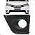 Moldura Grade Farol Milha Toyota Corolla 2015 2016 2017 Preto Com Furo - Imagem 4