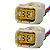 02 Soquete Plug Conector Farol Lâmpada H16 Nacional - Imagem 1