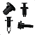 Kit 28 Presilha Parachoque Traseiro Corsa Hatch Sedan Classic Wind - Imagem 1