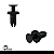 Kit 28 Presilha Parachoque Traseiro Corsa Hatch Sedan Classic Wind - Imagem 2
