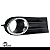 Grade Moldura Farol Milha Saveiro Gol Voyage G5 2009 2010 2011 2012 C/Furo Cromada - Imagem 3