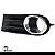 Grade Moldura Farol Milha Saveiro Gol Voyage G5 2009 2010 2011 2012 C/Furo Cromada - Imagem 9