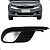 Grade Moldura Farol Milha Grand Siena 2012 13 14 15 16 17 2018 Aro Cromado - Imagem 1