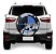 Capa Estepe Crossfox Ecosport Aircross Doblo Spin C/ Cadeado Gps Azul - Imagem 1
