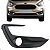 Moldura Grade Milha Ka Hatch Sedan 2020 2021 2022 Preto Com Furo - Imagem 1