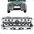 Grade Frontal Do Radiador Doblo Adventure Cromada 2010 Até 2022 - Imagem 1
