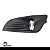 Par Grade Farol De Milha New Fiesta 2014 2015 2016 2017 Aro Cromado - Imagem 3