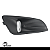 Par Grade Farol De Milha New Fiesta 2014 2015 2016 2017 Aro Prata - Imagem 3
