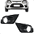 Par Grade Farol Milha Ka 2012 2013 2014 2015 2016 Com Furo Preta - Imagem 1