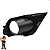 Par Grade Farol Milha Ka 2012 2013 2014 2015 2016 Com Furo Preta - Imagem 2