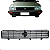 Grade Dianteira Frontal Santana Quantum 1985 86 1987 1988 1989 1990 Preta - Imagem 1