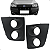 Par Grade Moldura Milha Palio Weekend Strada Adv 2004 05 06 07 08 A 2012 C/Furo - Imagem 1