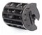Par Difusor Saida De Ar Lateral Clio 2000 01 02 03 04 05 06 07 A 2016 Preto - Imagem 2