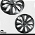 Calota Velox Grafite Universal Aro 13 14 15 Unidade - Imagem 2