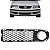 Moldura Grade Milha Gol Giii 1999 2000 2001 2002 Com Furo - Imagem 1