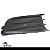 Moldura Grade Farol Milha Gol G6 2012 2013 2014 2015 2016 Preta Sem Furo - Imagem 2