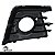 Moldura Grade Farol Milha Com Furo Gol G7 Voyage 2016 2017 Aro Preto - Imagem 9