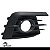 Par Moldura Grade Farol Milha Com Furo Gol G7 Voyage 2016 2017 Aro Preto - Imagem 4