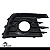 Par Moldura Grade Farol Milha Com Furo Gol G7 Voyage 2016 2017 Aro Preto - Imagem 3