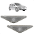 Par Pisca Lanterna Lateral Seta Paralama Focus Mondeo 1999 Até 2006 - Imagem 7