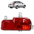 Lanterna Traseira Anti Neblina Peugeot 207 2008 2009 2010 2011 2012 2013 2014 2015 - Imagem 7