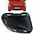Moldura Tela Grade Milha Punto 2007 2008 2009 2010 2011 2012 Preto Sem Furo - Imagem 1