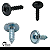 Kit 150 Buchas Presilhas Parafusos Grampos Variados Aplicação Carro Universal - Imagem 3
