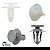 Kit 190 Presilha Grampo Forro De Porta Universal Carro - Imagem 2