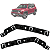 Par Suporte Guia Parachoque Traseiro Renegade 2015 16 17 18 A 2023 - Imagem 1